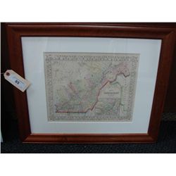 FRAMED MAP
