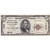 Image 1 : 1929 Ty1 $5 National Banknote, Hartford, CT, Charter #1