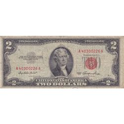 1953 Series $2 Legal Tender Note, G-VG