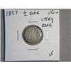 Image 1 : 1857 1/2 DIME
