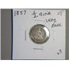 Image 1 : 1857 1/2 DIME