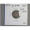 Image 1 : 1872 1/2 DIME