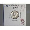 Image 1 : 1837 MERCURY DIME