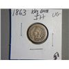 Image 1 : 1863 INDIAN HEAD CENT