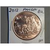 Image 1 : 2012 1 OZ. COPPER PANDA