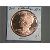 Image 1 : 2011 1 OZ. COPPER MERCURY