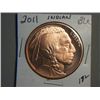 Image 1 : 2011 1 OZ. COPPER INDIAN