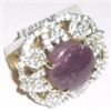 Image 5 : GENUINE 18.14ct RUBY & WHITE SAPPHIRE RING SET APPRAISAL VALUE AT $8623.00 *CERTIFIED BY GLA*!!