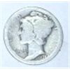 Image 1 : 1917-S MERCURY SILVER DIME *PLEASE LOOK AT PICTURE TO DETERMINE GRADE SILVER DIME CAME OUT OF SAFE!