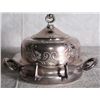 Image 1 : American silver plate victorian dome covered butter