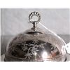 Image 2 : American silver plate dome covered butter dish with