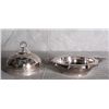 Image 3 : American silver plate dome covered butter dish with
