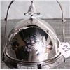 Image 2 : American slver plate dome covered butter dish with
