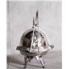 Image 5 : American slver plate dome covered butter dish with