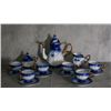 Image 1 : 15 piece capodimonte style porcelain coffe set. Po