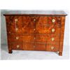 Image 1 : 18th C Flame mahogany Birdermeier 4 drawer commode