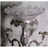 Image 3 : Large silver or silver plate 4 arm epergne with cu