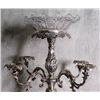 Image 4 : Large silver or silver plate 4 arm epergne with cu