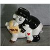 Image 2 : Erotic porcelain piggy bank. H:7" L:7" .