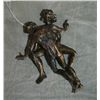 Image 1 : Pair bronze erotic figures. L:5.5" .