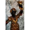 Image 2 : 18th/19th C venetian painted blackamoor statue.