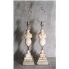 Image 1 : Pair alabaster table lamps.