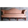 Image 1 : Chinese Chippendale style upholstered sofa.