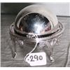 Image 1 : English roll top domed silver plate butter dish