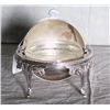 Image 4 : English roll top domed silver plate butter dish