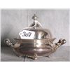American silver plate dome covered butter dish.