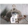 American silver plate dome covered butter dish.