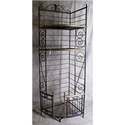 Antique Iron bakers rack.