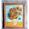 Image 1 : Oil on canvas still life after Vincent Van Gogh.