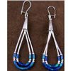 Image 1 : Liquid Sterling Silver Azurite  Earrings