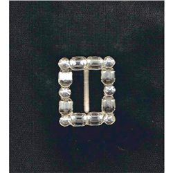 Exquisite Rhinestone/Crystal Belt Buckle.  1 1/2" x 1".   Sparkles like crazy.  Vintage.