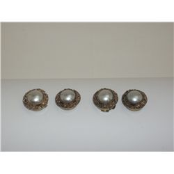 Vintage/Antique Button Covers (4)