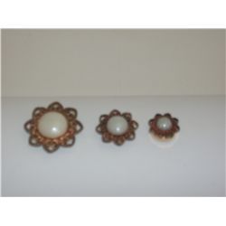 Vintage/Antique Button Covers (3)