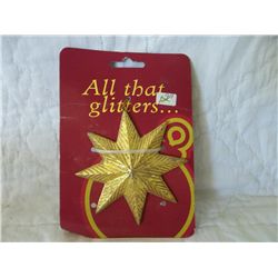 All that glitters… Ornament Gold Star