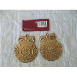 All that glitters… Ornament Round Pair