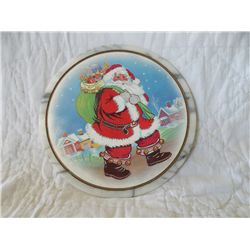 Decorative Marble plate with Santa