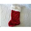 Image 1 : Christmas Stocking, Traditional red & white