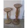 Image 1 : 1005 - Pine Stands: 16" and 11.75 " high