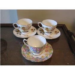 2071 - Royal Albert (1) cup and saucer and 2 Duchess plus cups and saucers (5)  - 2071 and 2069 comb