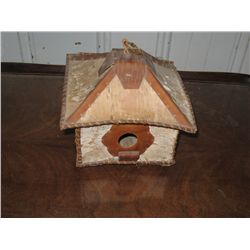 3061 - Fork Art: Birch bark Bird house