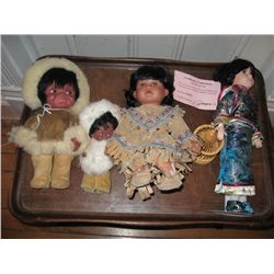 3067 - Ethnic doll lot: Cathay Depot (2); Tawain; Regal made in Canadamade in Canada