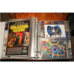 3084 - Large binder lot of super hero promo cards