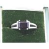Image 1 : 4001 - Sterling 925 Ring with onyx stone