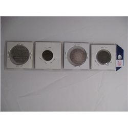 5065 - Lot 38. Newfoundland. 1876H Cent, 1940 Cent, 1870 50ct. & Soap Token.1870 50ct. & Soap Token.