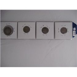 5066 - Lot 39. Newfoundland. 1890 10 ct. 1943 & 1945 10ct, 1899 20ct.10ct, 1899 20ct.