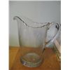 Image 1 : 2173 - Early press glass pitcher